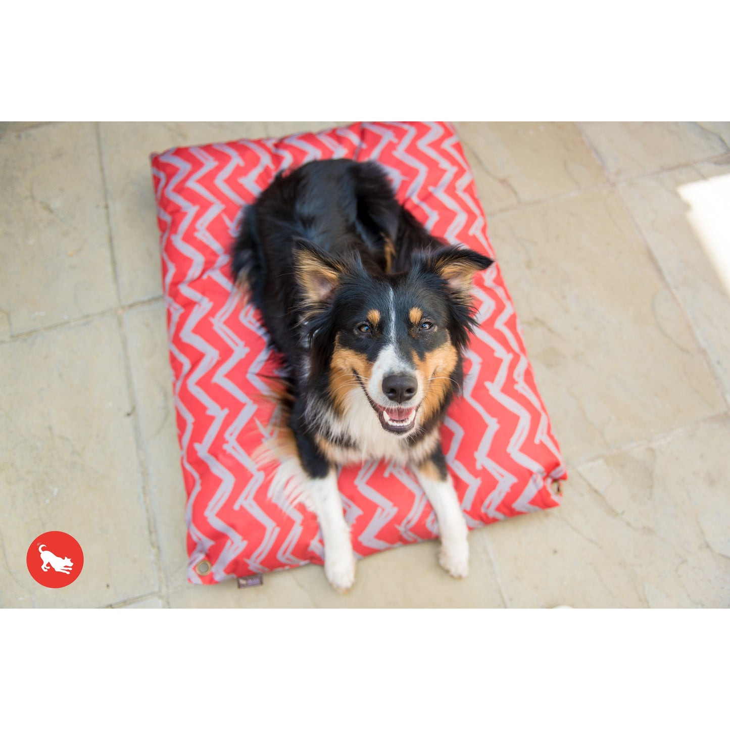 Outdoor Chevron Pet Bed