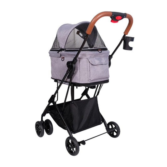 Travois Tri-fold Pet Travel System - Nimbus Gray