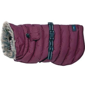 Alpine Extreme Weather Puffer Coat - Burgundy