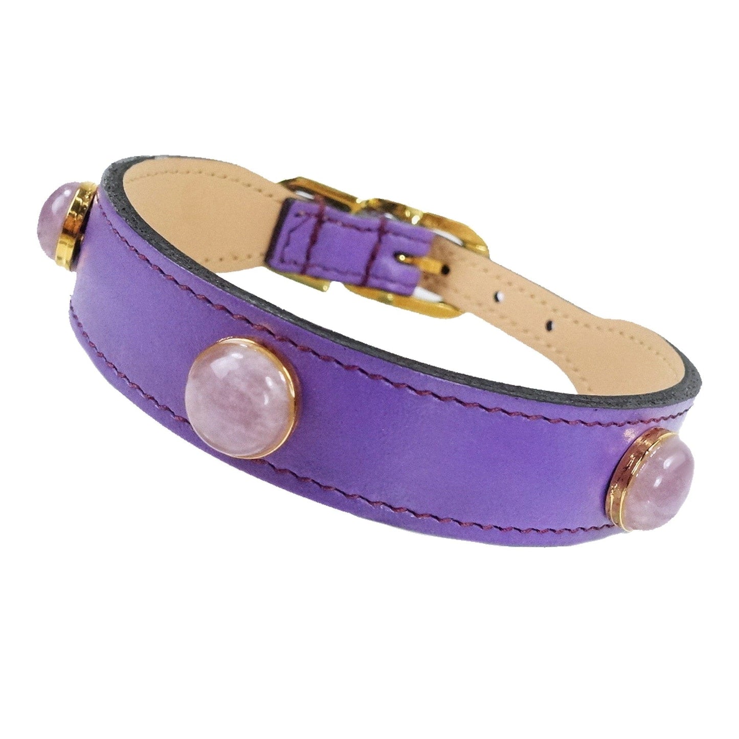 Au Naturale in Lavender Dog Collar