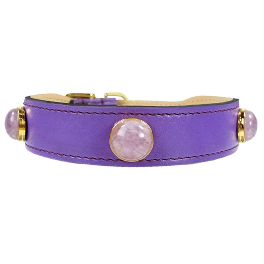 Au Naturale in Lavender Dog Collar