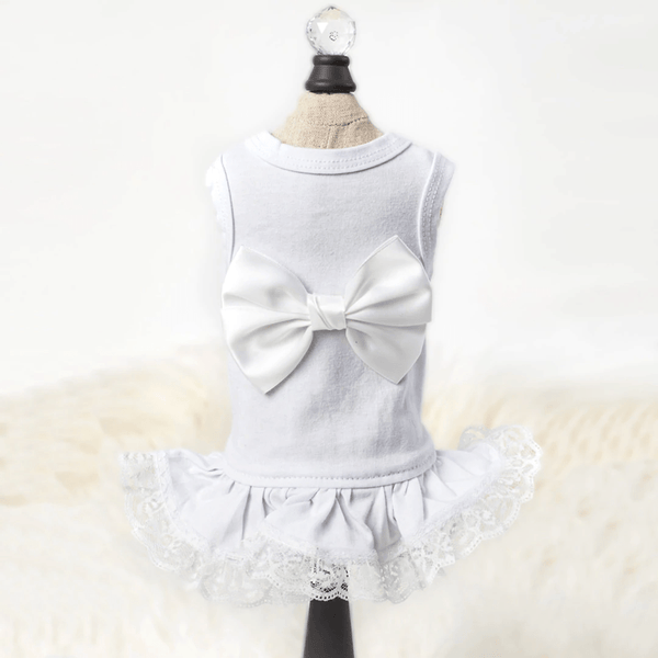 Ballerina Dog Dress - White