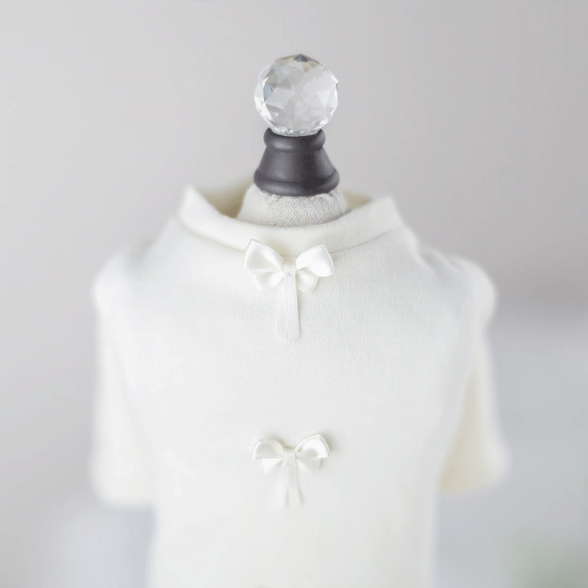 Dainty Bow Dog Tee