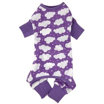 CuddlePup Dog Pajamas - Fluffy Clouds - Purple