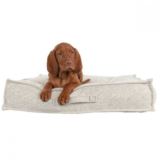 Piazza Pet Bed - Performance Linen & Woven - Natura