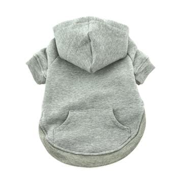 Flex-Fit Dog Hoodie - Gray