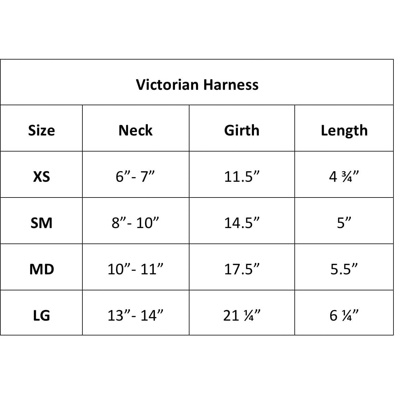 Victorian Harness Black