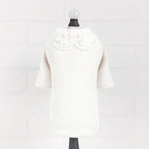 Sweet Magnolia Dog Sweater - Cream