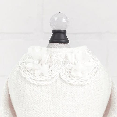 Sweet Magnolia Dog Sweater - Cream