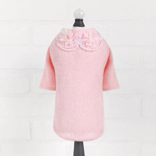 Sweet Magnolia Dog Sweater - Pink