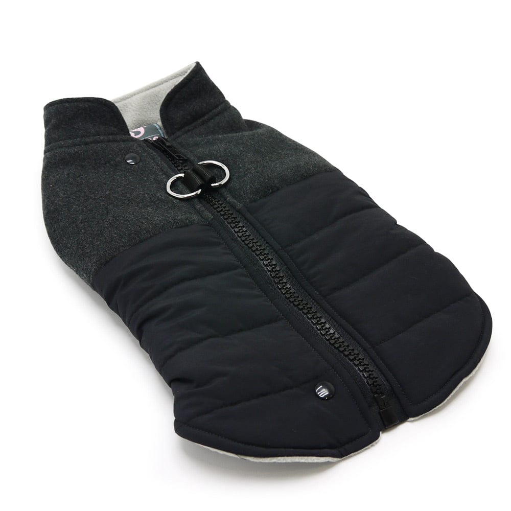 Midtown Runner Dog Coat - Black