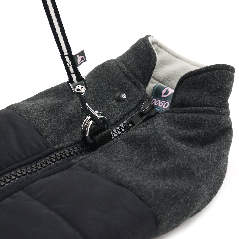 Midtown Runner Dog Coat - Black