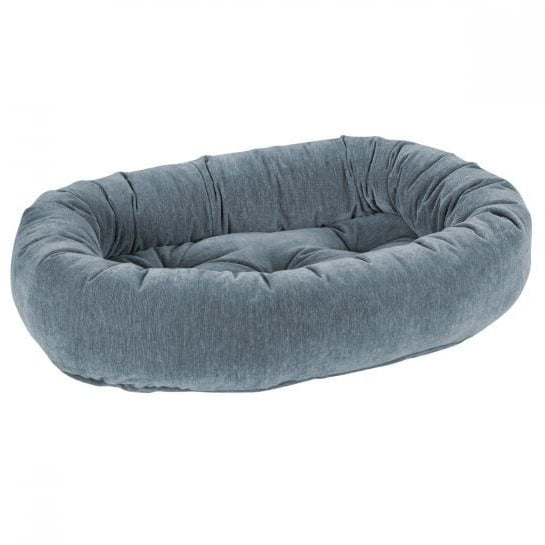 Donut Bed - Washed Microvelvet Mineral