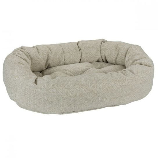 Donut Bed - Performance Linen & Woven Natura