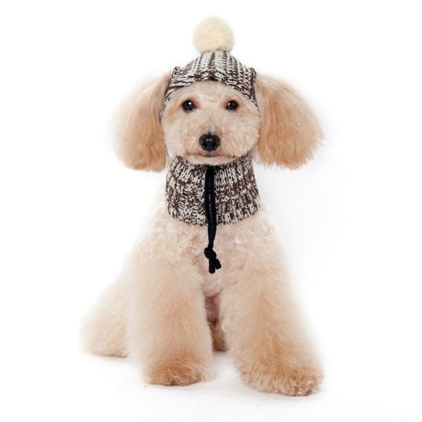 Sweater Dog Hat Brown