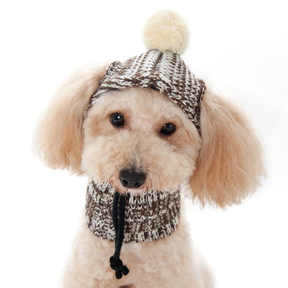 Sweater Dog Hat Brown